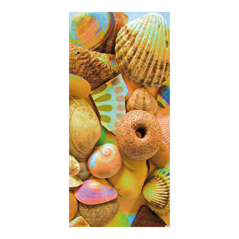 # Motivdruck "Muscheln Bunt", 180x90cm Papier