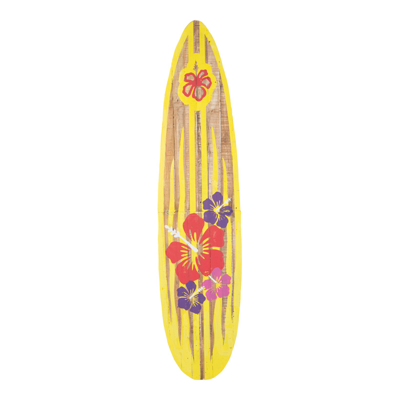 Surfbrett, 170x40cm, Holz, mit Ständer