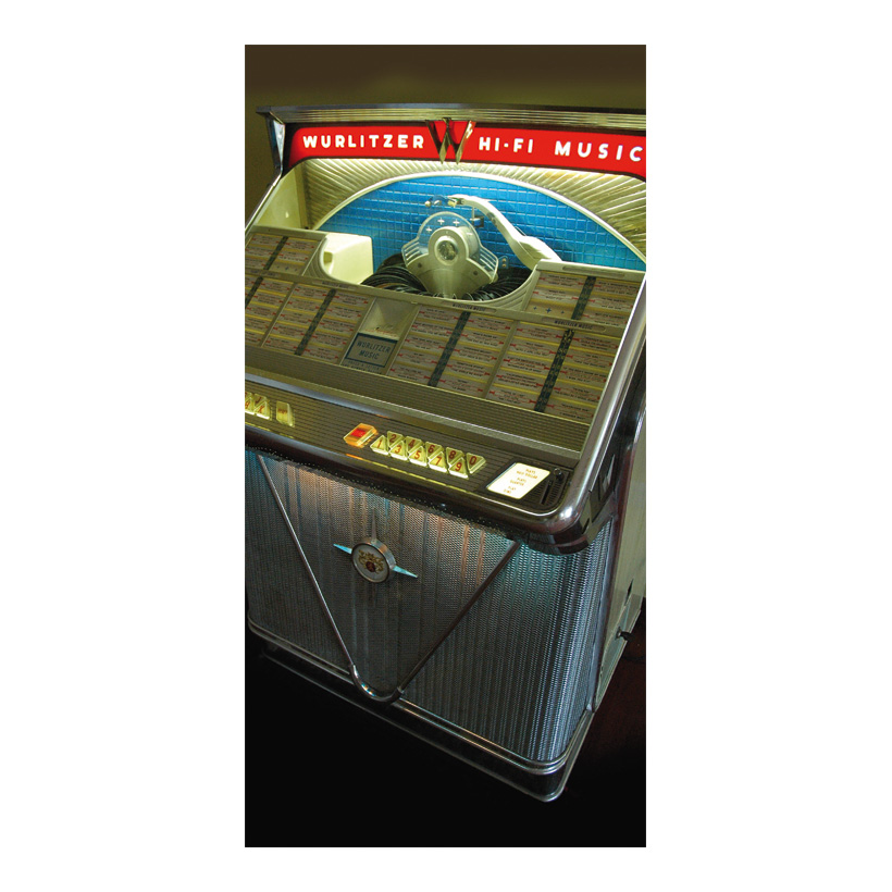 # Motivdruck  "Jukebox", 80x200cm Stoff