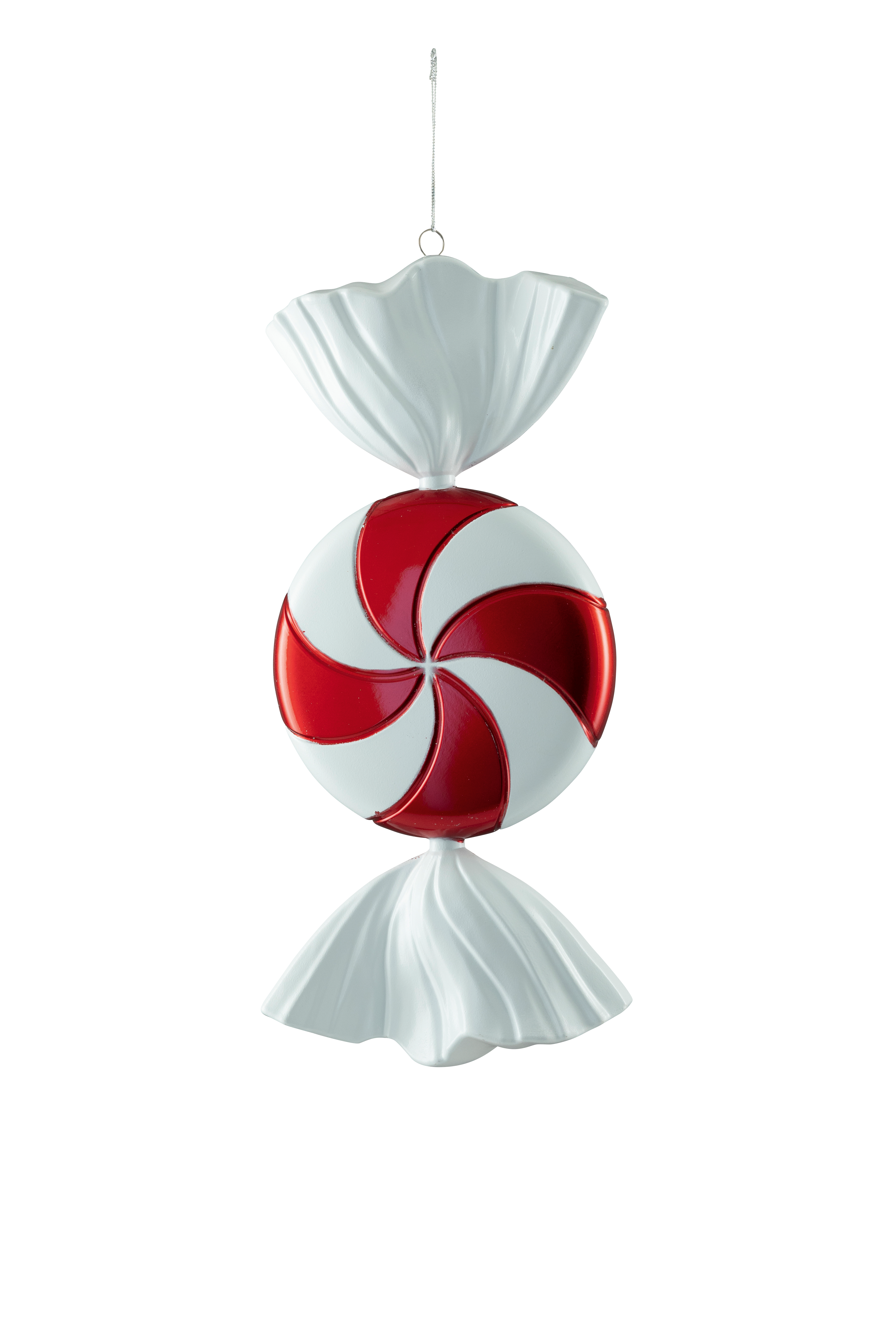 Bonbon, 47cm ⌀ 20cm, 4cm dick aus Kunststoff, flach, mit Hänger
