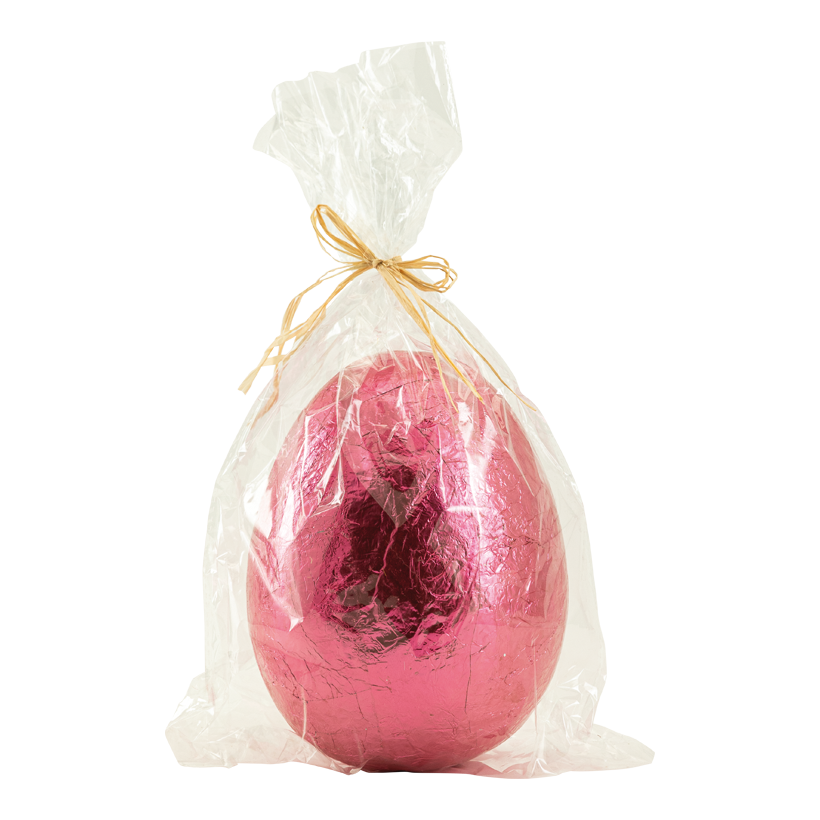 Easter egg in bag, 18x14cm out of styrofoam