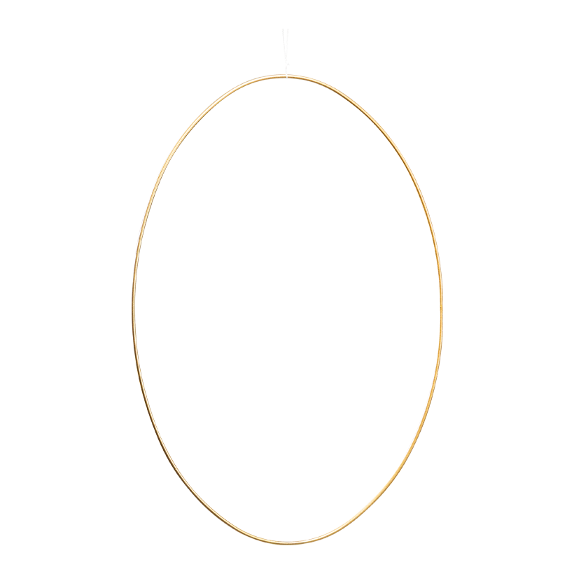 Metal egg, 60x50cm with eyelet to hang