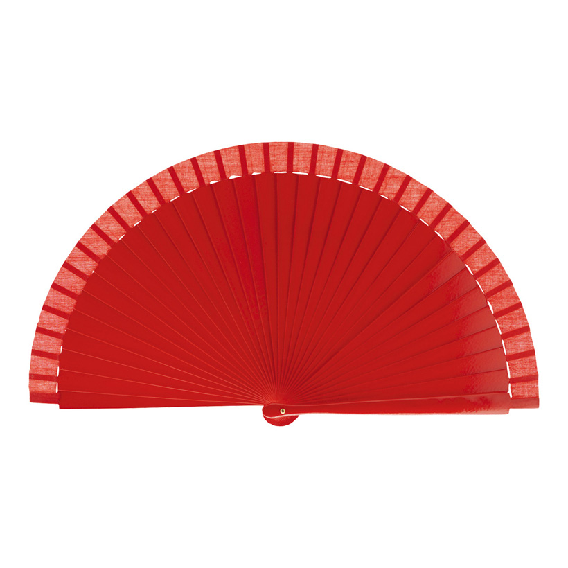 Fan, 40x23cm, paper, wood