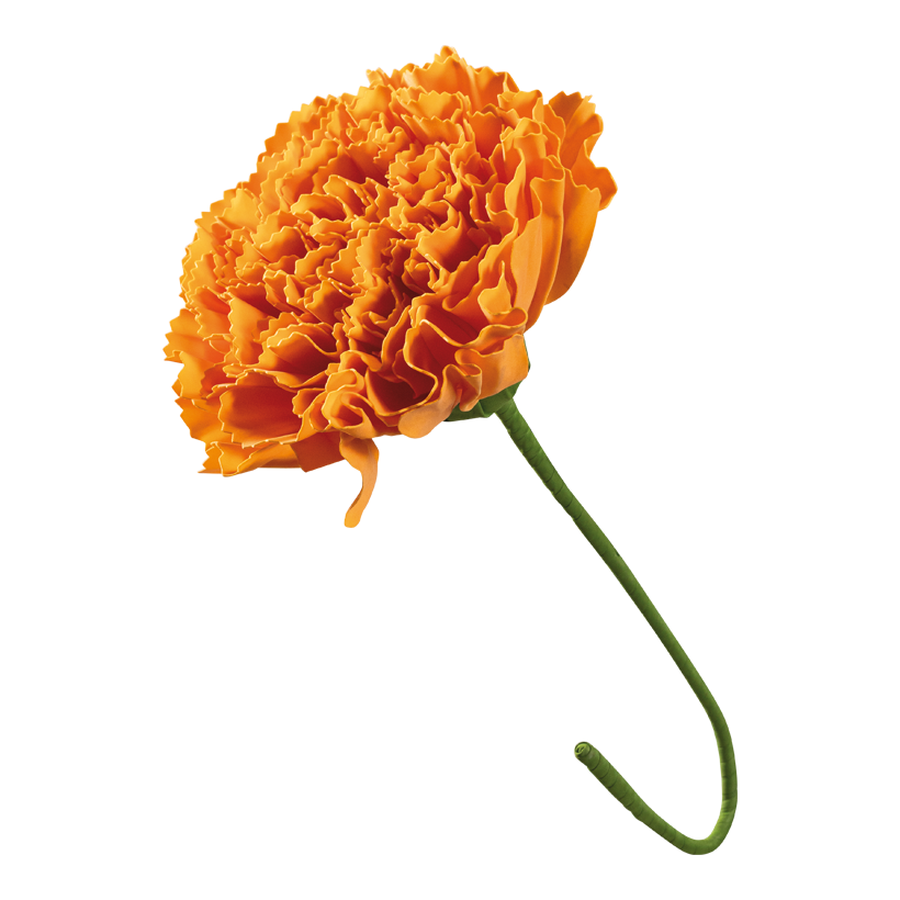 Flower head umbrella, 60cm _ 40cm, Komplettlänge : 80cm mit geradem Stiel out of foam, with 40cm stem, bendable