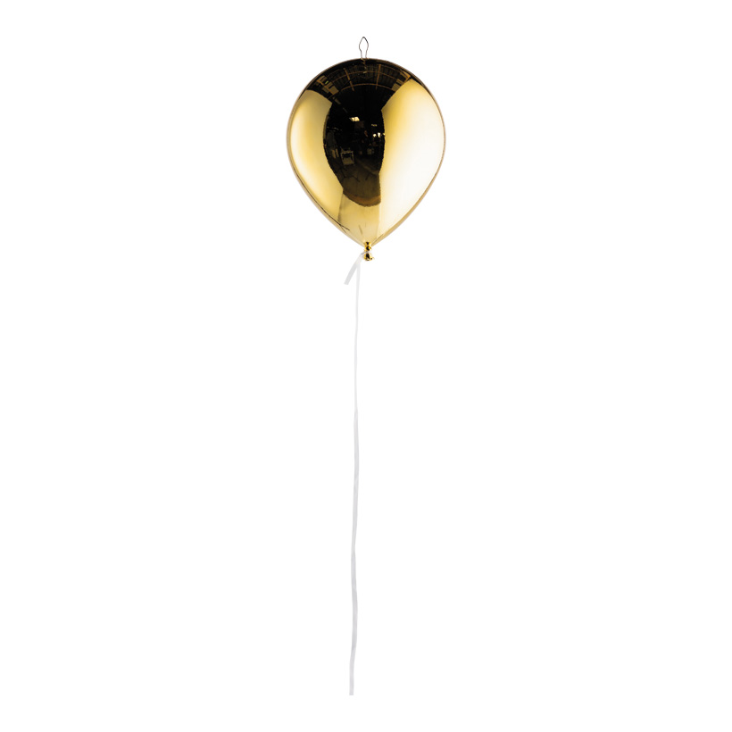 Ballon, 36cm Ø 28cm aus Kunststoff, mit Haken, Hänger