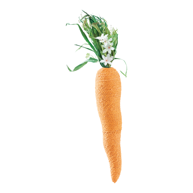 Carrot, 60x8cm out of styrofoam/synthetic fiber