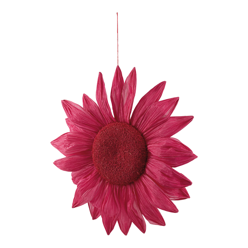 Flower out of paper, 60cm with hanger