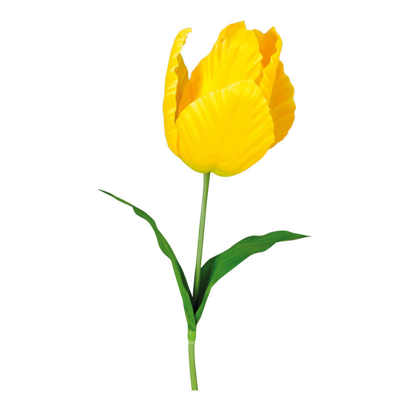 Tulip with stem, Ø 20cm, 130cm, artificial silk, plastic