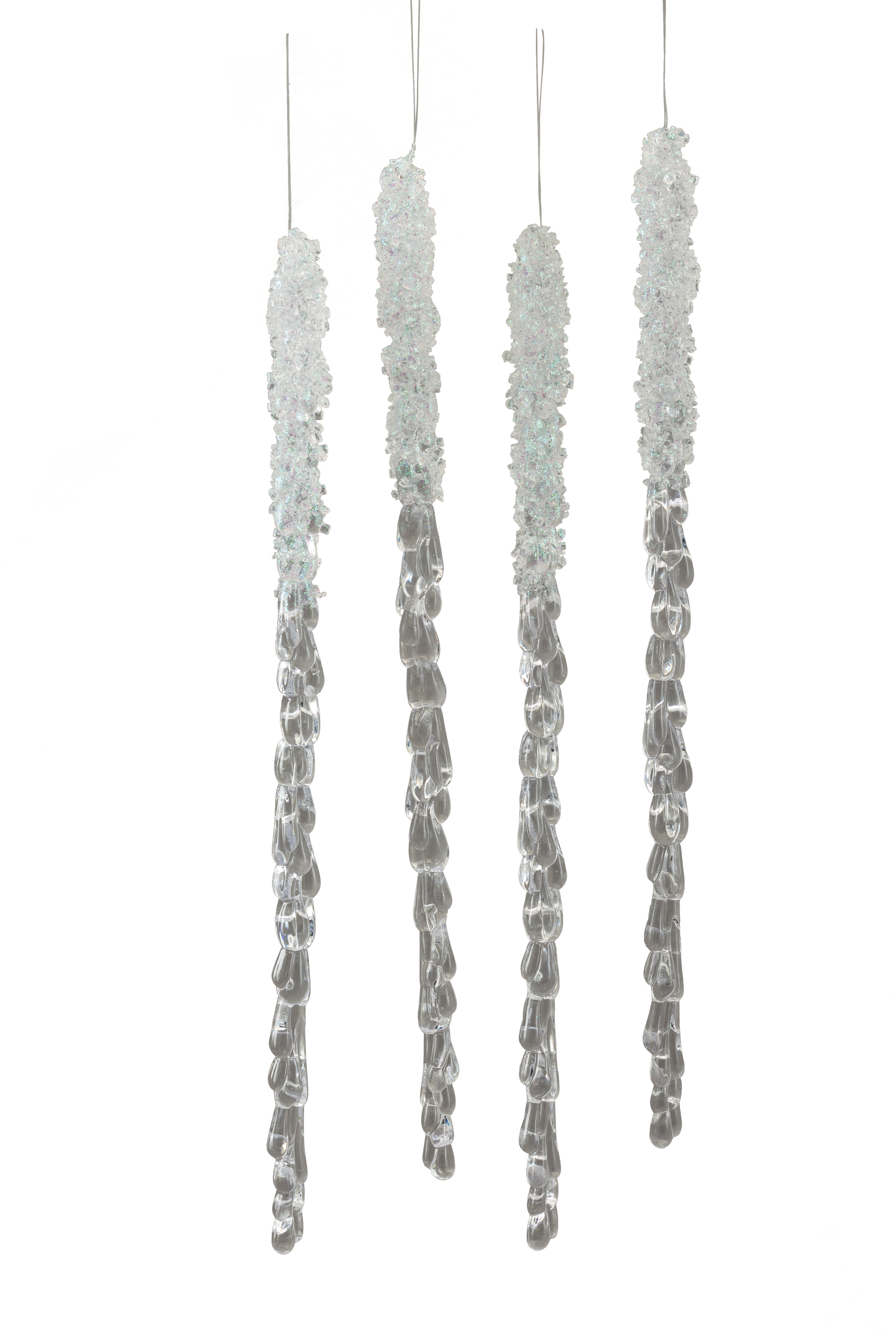 Eiszapfen, 38cm mit Hänger, 4 St./Karte