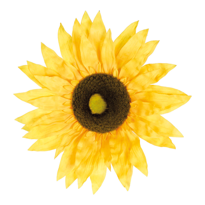 Sunflower head, Ø 35cm, artificial silk