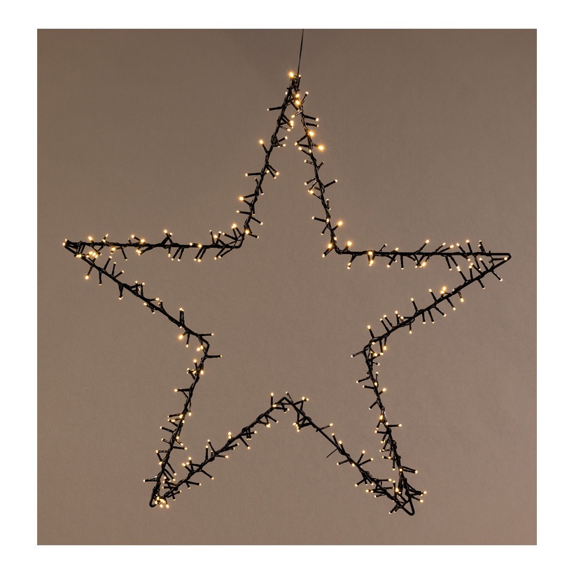 Star, 90cm 320 LEDs, out of metal, with plastic coating IP44 transformer