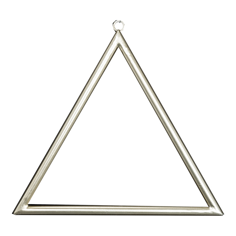 Cadre métallique, 30x30cm triangulaire, avec cintre, pour décorer