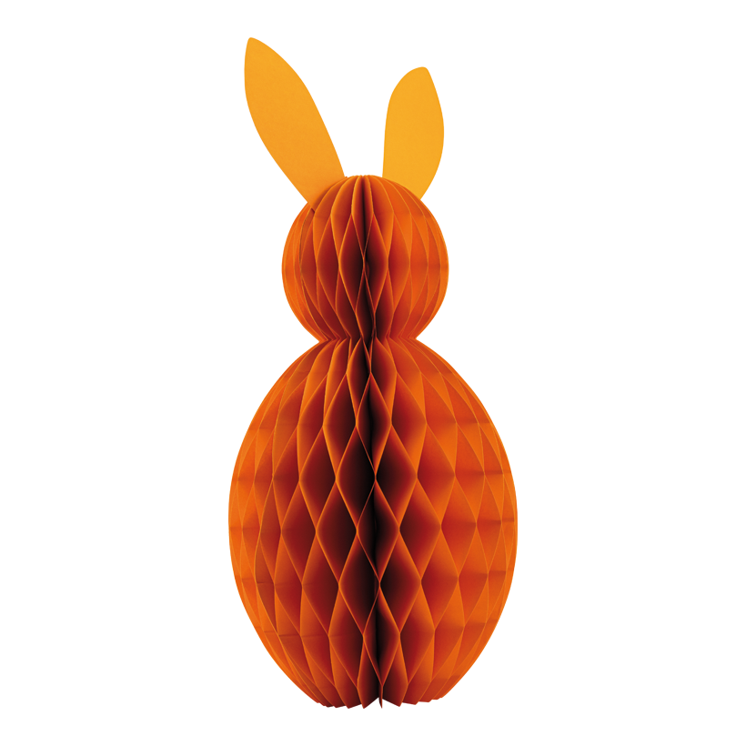 Honeycomb Easter rabbit, 60cm out of kraft paper, foldable, with magnetic closure