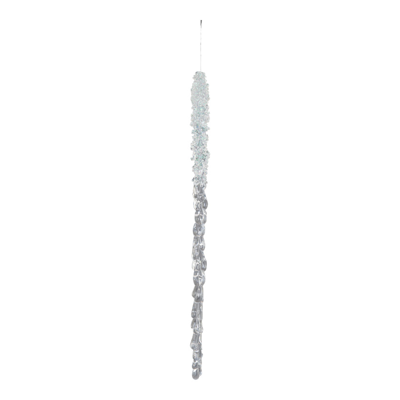 Eiszapfen, 38cm mit Hänger, 4 St./Karte