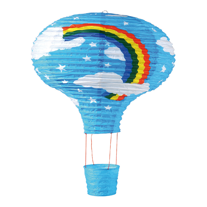 Hot-air balloon, Ø 40cm, 60cm, Rainbow, paper