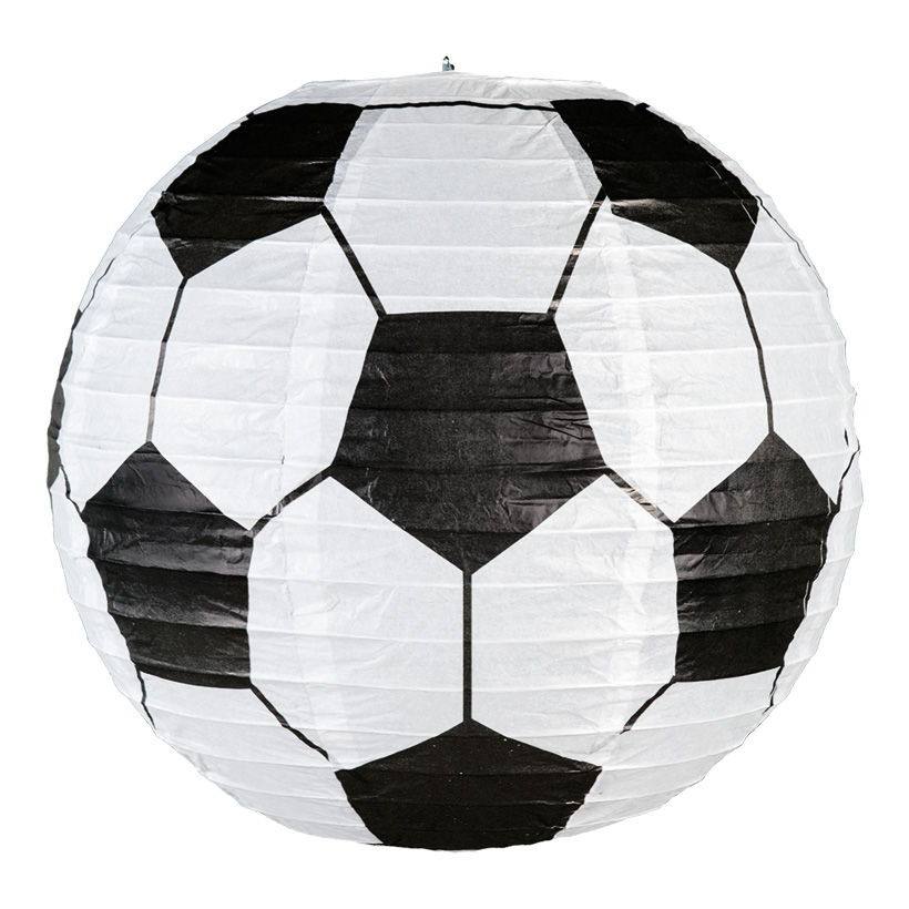Laterne, Ø30cm Fußball, aus Papier