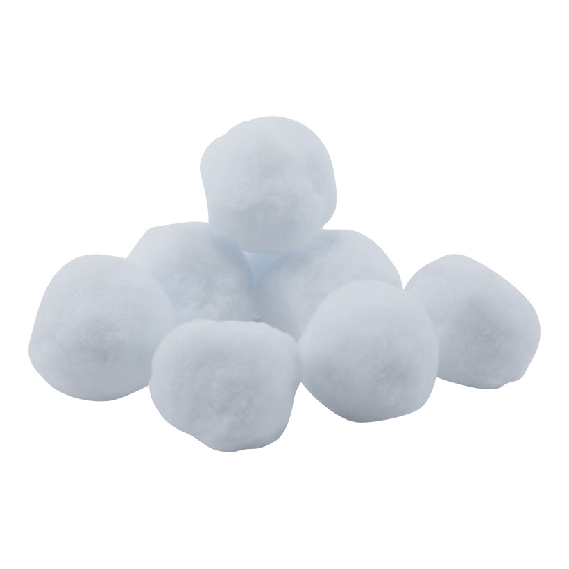 Snowballs, Ø 8cm 8 Pcs./ bag, out of cotton wool