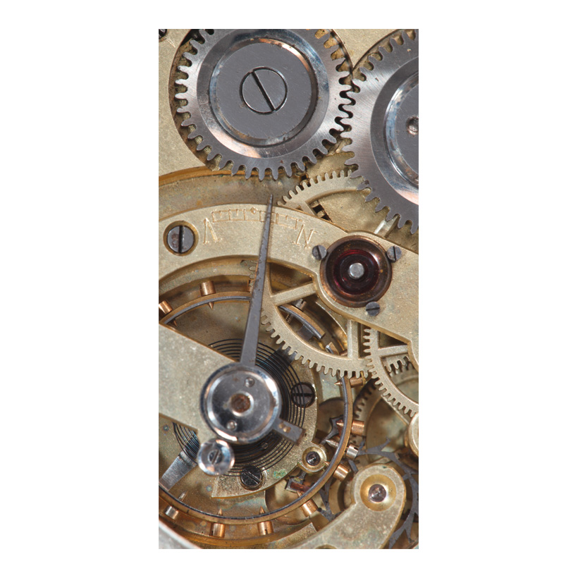 # Motivdruck "Uhrwerk", 180x90cm Stoff