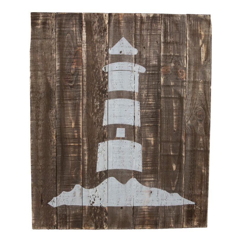 Lambris avec phare, 50x60cm, bois