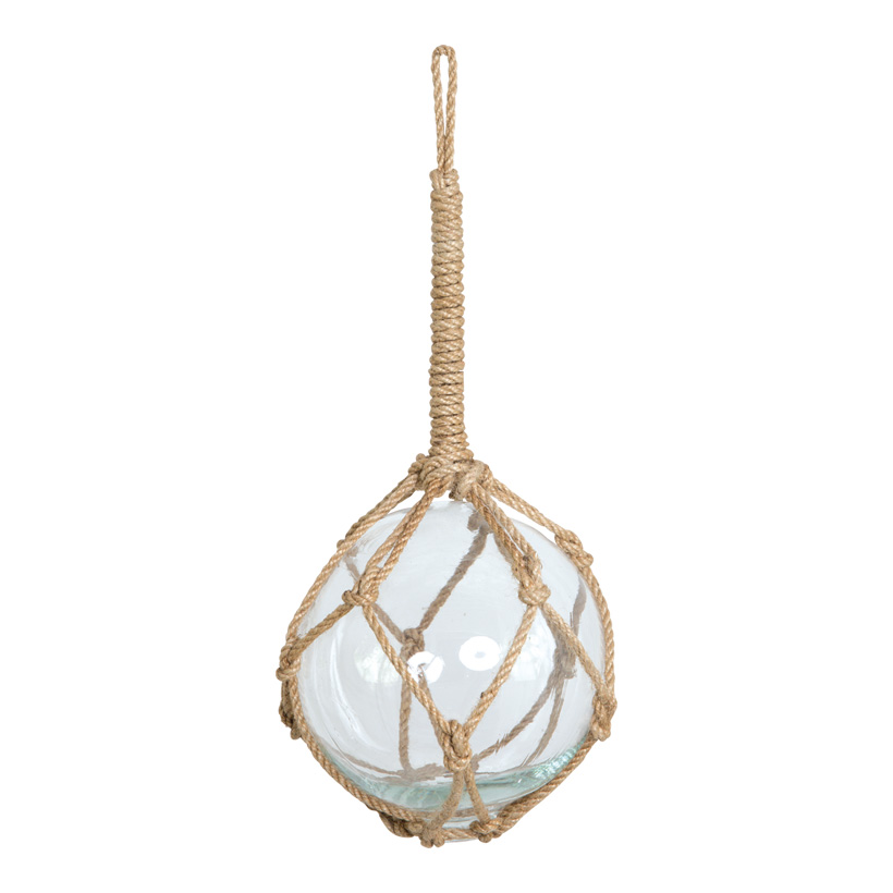 Glass ball with rope Ø 15cm, length incl. cord 36cm