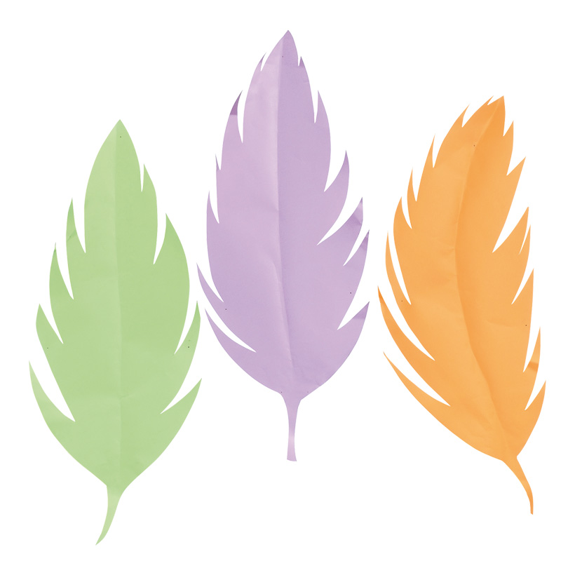 # Feathers, 95x40cm, 3pcs./set, paper