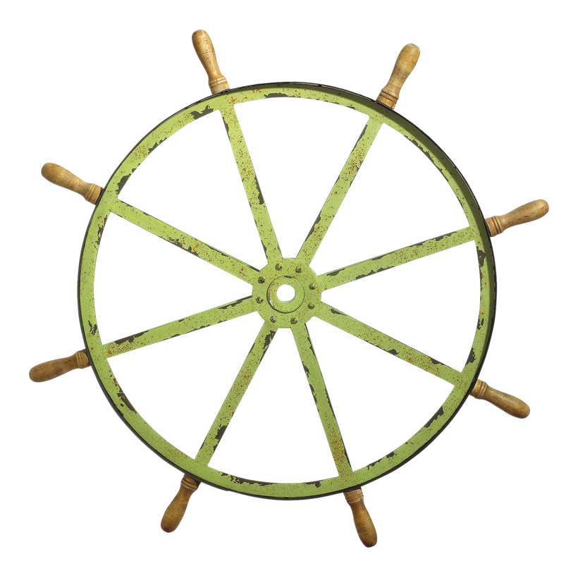 # Steuerrad Ø 75 cm Metall/Holz