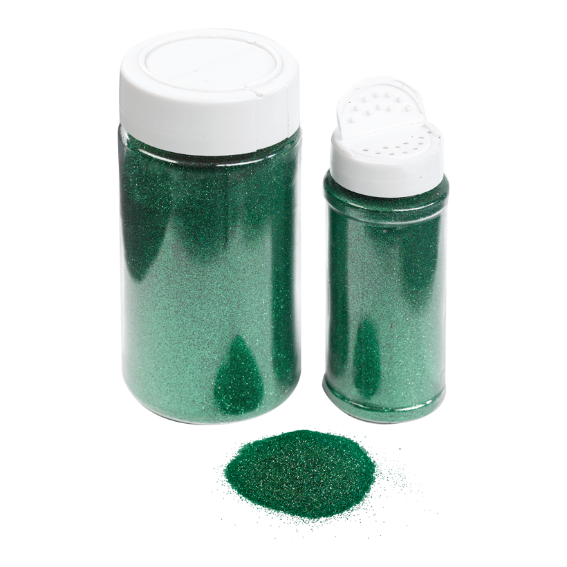 Glitter in shaker can, 110g/can, plastic