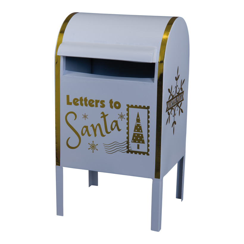 Boîte aux lettres, 52cm en métal, Letters to Santa