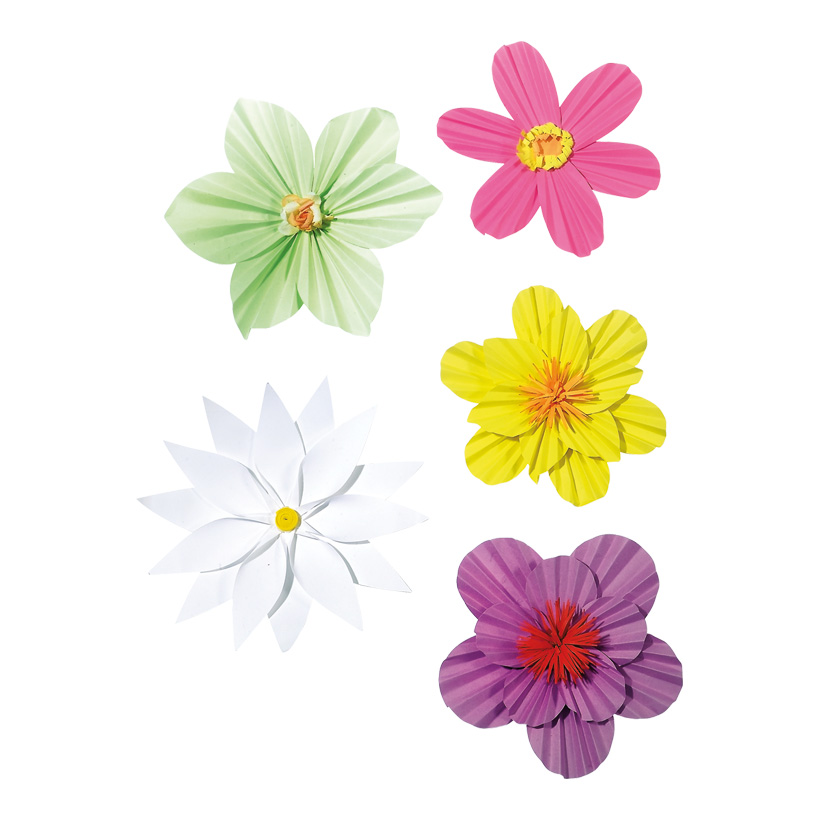 # Blütenset, 15-19 cm Papier, 5 Stck./Satz