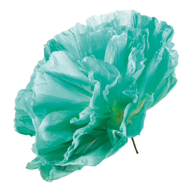 blütenkopf, Ø 60cm Stiel: 13cm aus Papier, biegsam