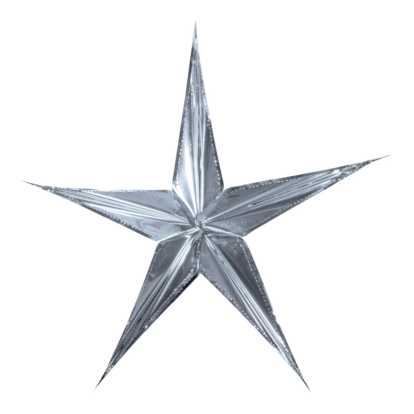 Foil star, Ø 120cm, foldable, metal foil