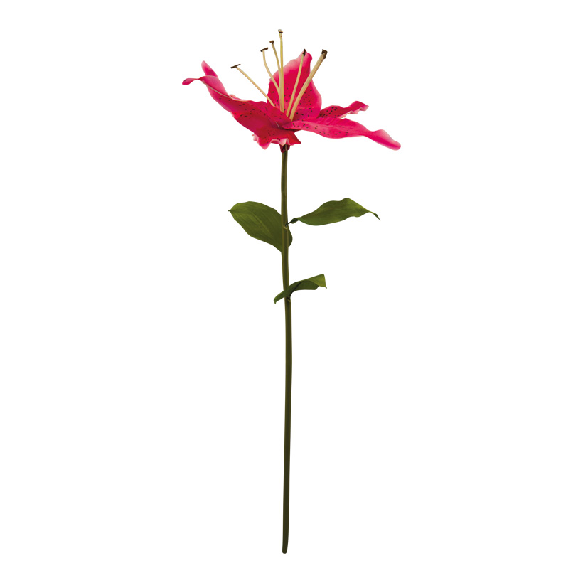 Lilie am Stiel, 100cm Blüte Ø 36cm, aus Kunstseide/Kunststoff