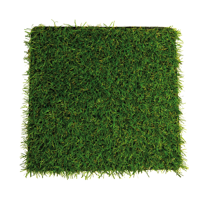 Artificial turf plate, 25x25cm, plastic