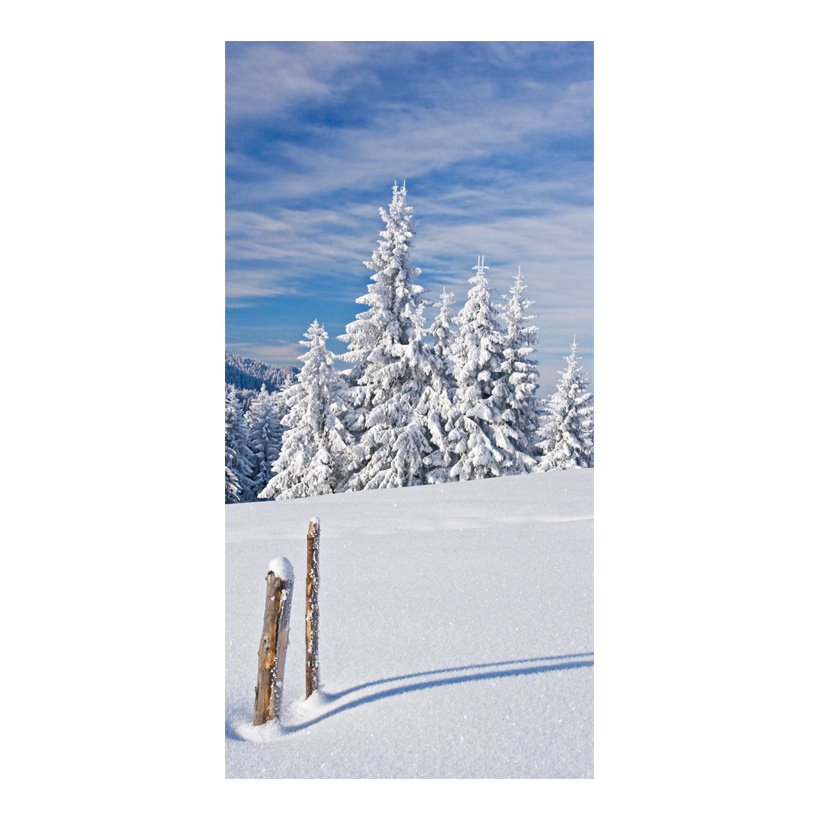 # Motivdruck "Winter in den Bergen", 180x90cm Papier