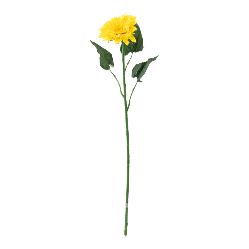 Daisy on stem, 78cm _ 16cm, Stiel: 47cm out of artificial silk/plastic, flexible