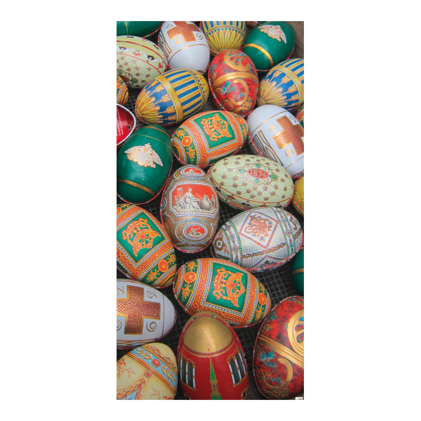 # Banner "Painted eggs", 180x90cm fabric