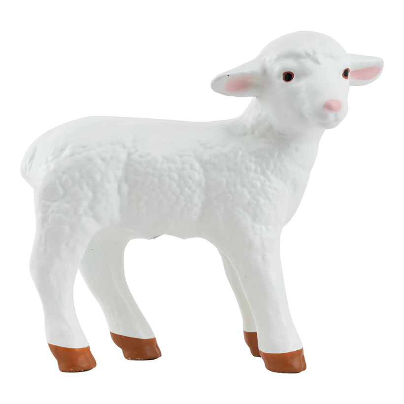 Lamb, 30x15x27cm out of polyresin, standing, weatherproof