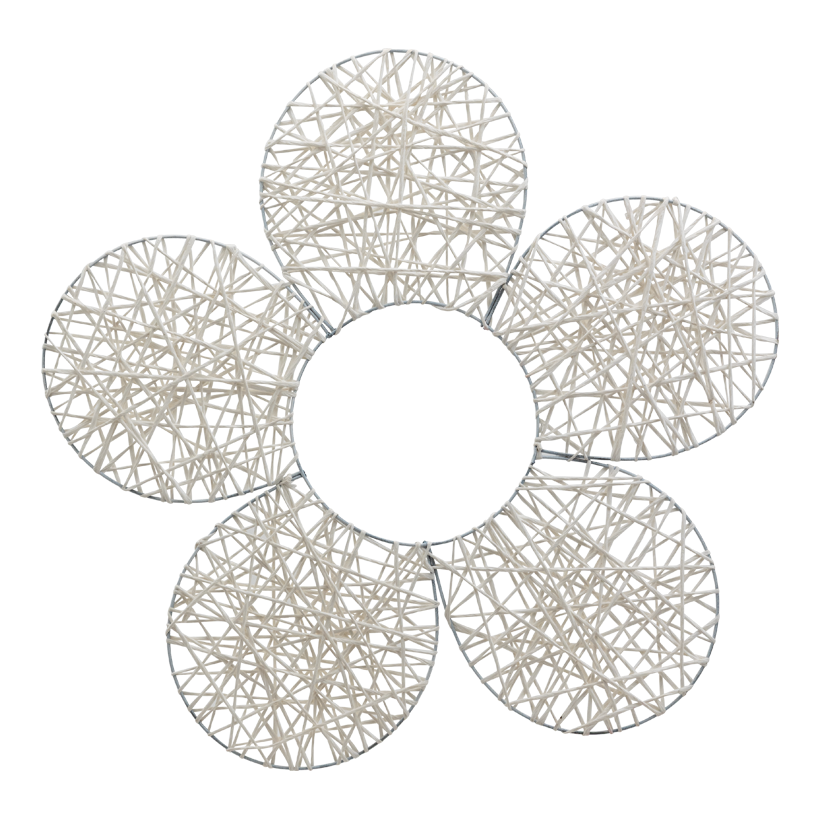 Blume, 60cm aus Papier/Draht, flach