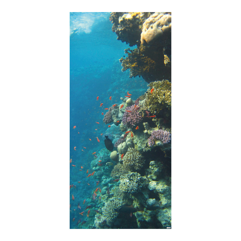 # Motivdruck "Korallenriff", 180x90cm Stoff