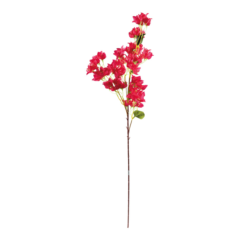 Bougainvillea spray, 117cm Stiel: 53cm out of artificial silk/ plastic, flexible