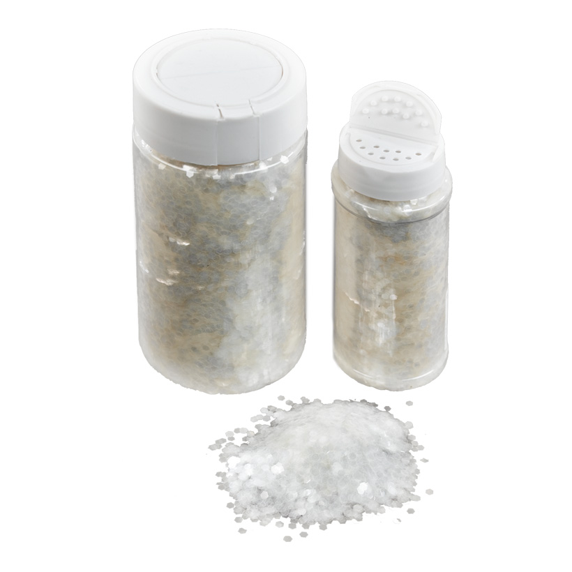 Glimmer in Streudose, 110gr./Dose, grob, Kunststoff