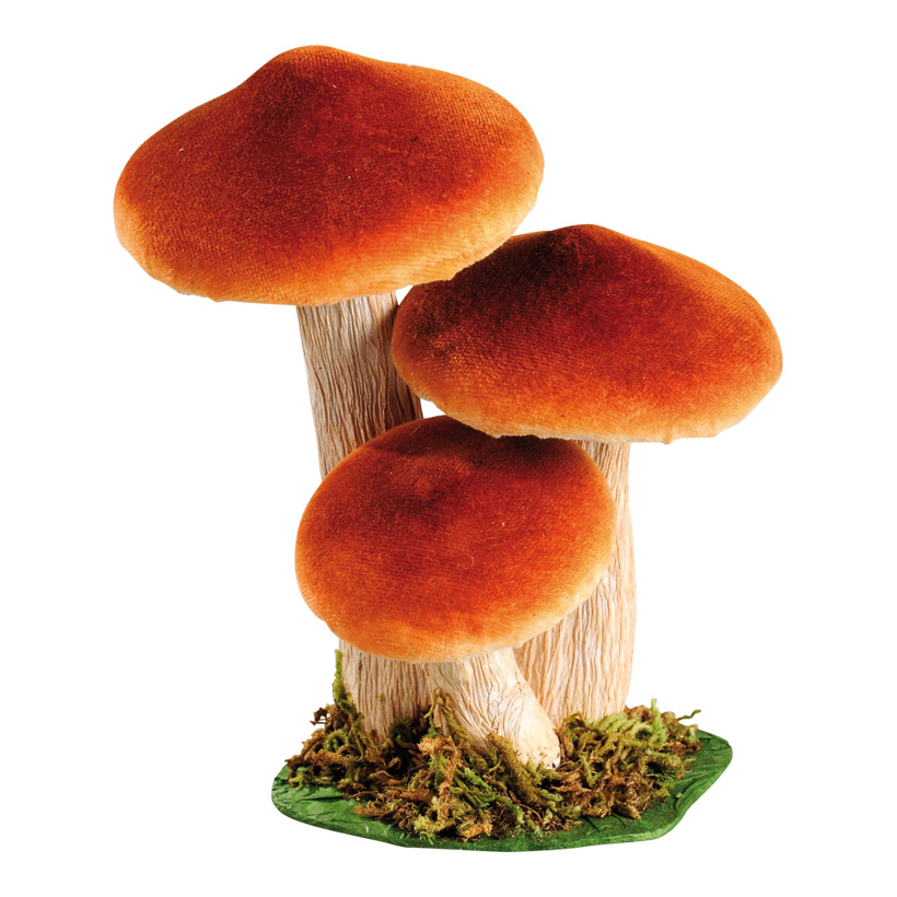 Steinpilz, 18cm, 3-fach, Styrofoam/Papier