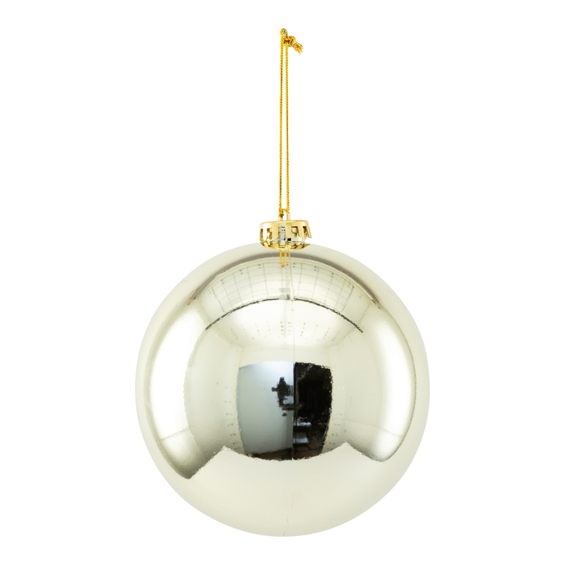 Weihnachtskugel, 14cm aus Kunststoff, glänzend