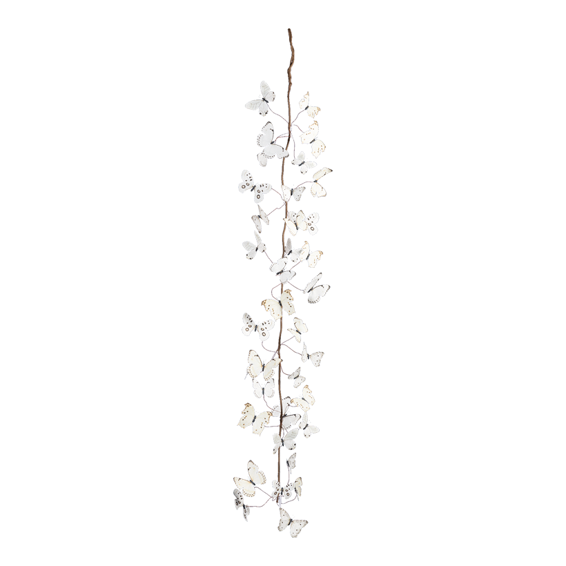 Butterfly garland, L: 150cm with hanger, made of paper