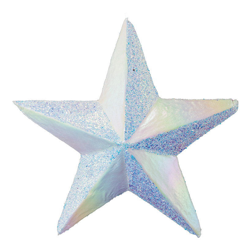 Star, 50cm with hanger, made of styrofoam, sparkling