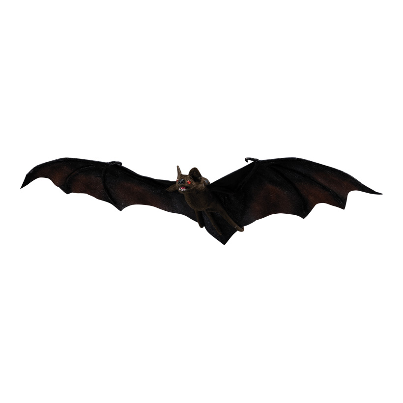 Bat, 62x21cm out of styrofoam/plastic/textile, with nylon hanger