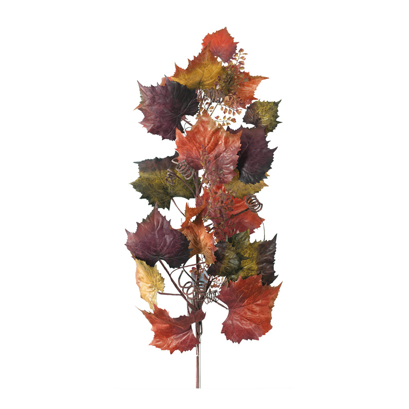 Branche de feuille de vigne, 85cm  décorée