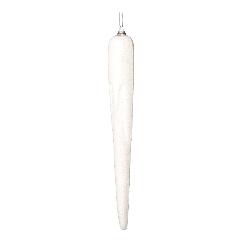 Icicles, 25cm, 3pcs./blister, with hanger, styrofoam