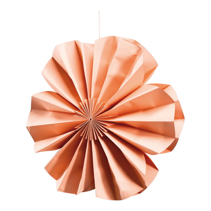 Flower out of paper, _ 50cm foldable, with magnetic closure, for hanging