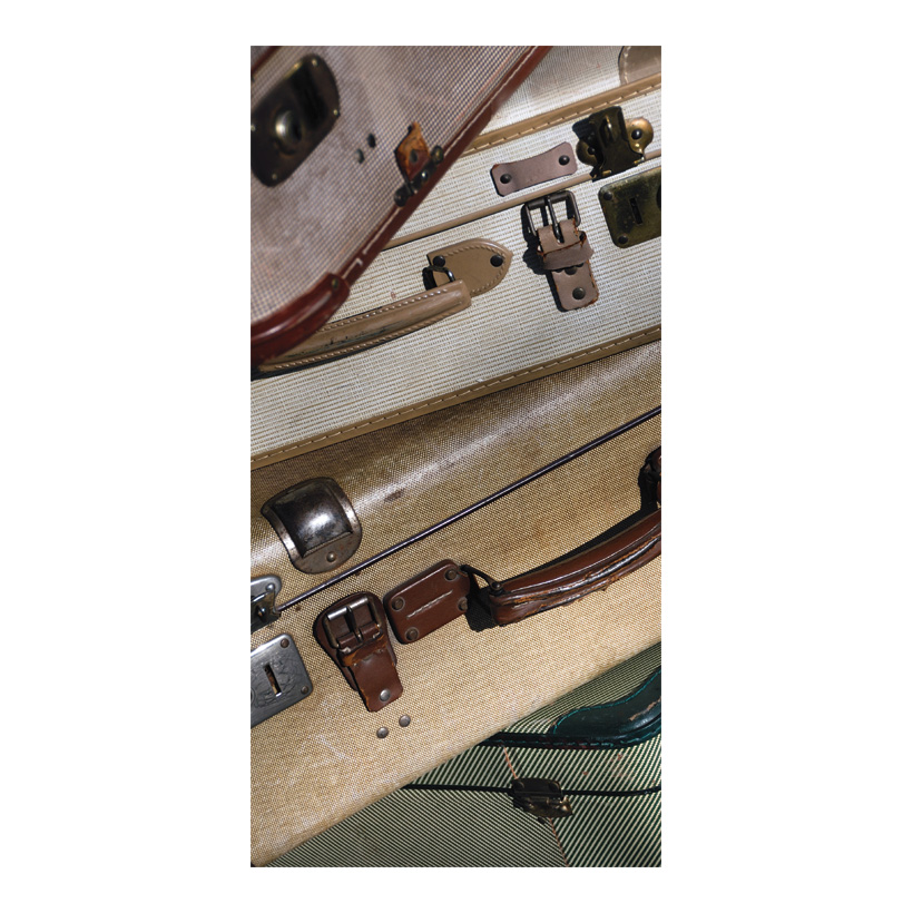 # Motivdruck "Alte Koffer", 180x90cm Papier